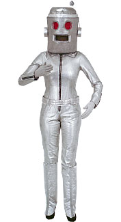 girl robot costume